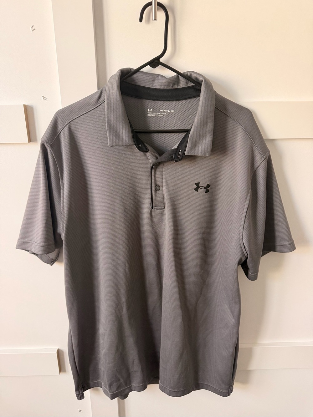 Under Armour Gray Men's Short Sleeve Polo with Logo